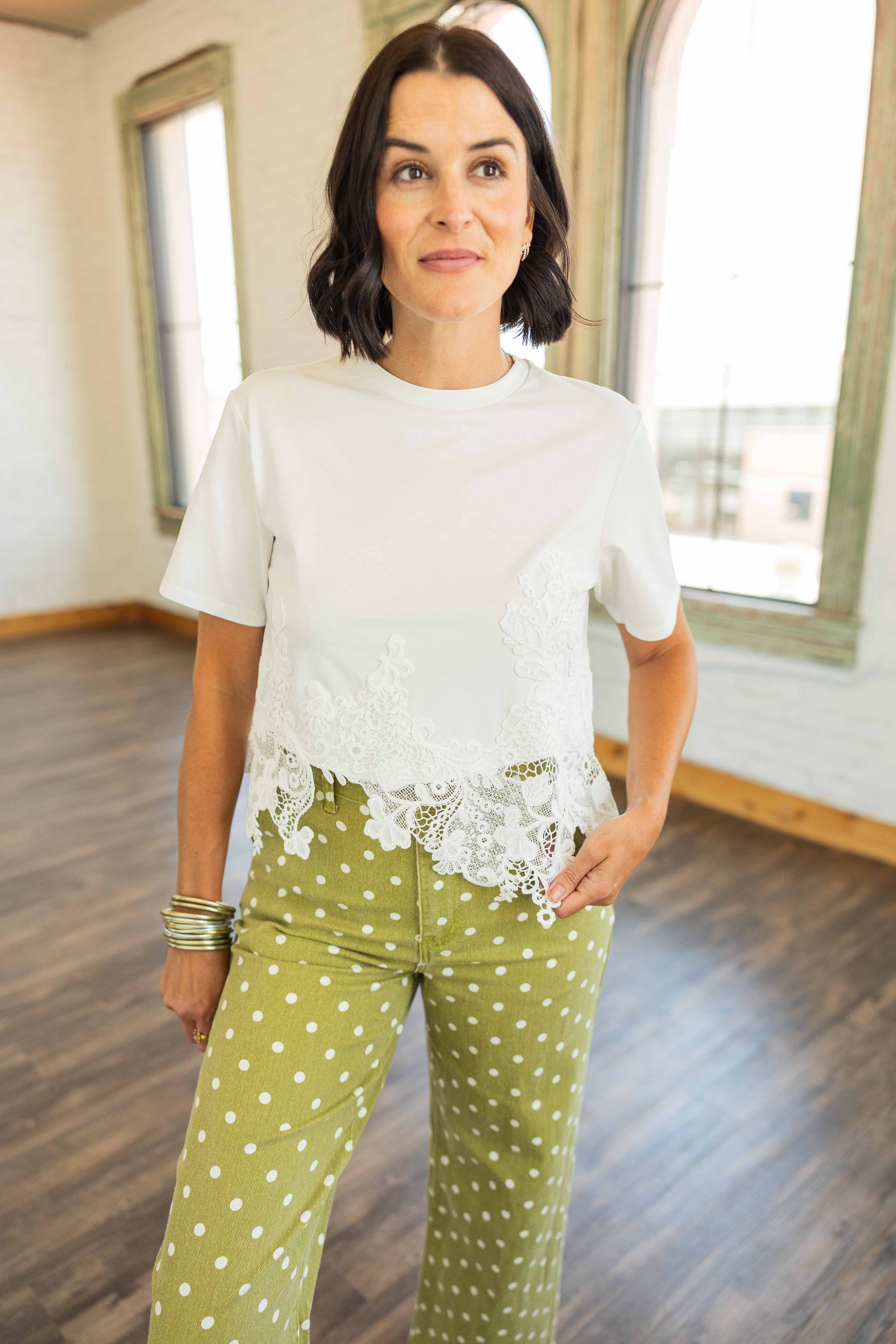 EMMA LACE HEM TOP – Ruby and Yaya